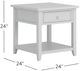 Jofran Inc. Bakersfield Brown End Table-2