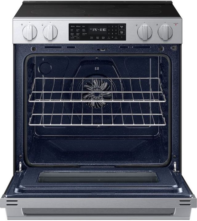 Samsung 30'' Fingerprint Resistant Stainless Steel Slide-In Electric Range with Air Fry Max-1
