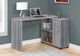 Monarch Specialties Inc. Grey 46" Computer Desk With A Storage Cabinet-1