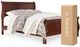 Signature Design by Ashley® Alisdair 2-Piece Dark Brown Queen Sleigh Bed with Mattress-0