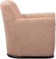 TOV Furniture Mado Peach Swivel Accent Chair-4