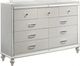 New Classic® Home Furnishings Valentino White Dresser-0