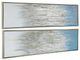 A & B Home 2-Piece Blue/Gray Dhailia Ombre Hand Painted Wall Art Set-0