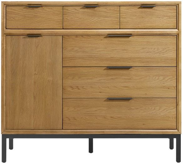 Intercon Newport Natural Oak Gentleman's Chest-2