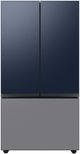 Samsung Bespoke 18" Navy Steel French Door Refrigerator Top Panel-4