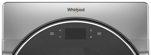 Whirlpool® 7.4 Cu. Ft. Chrome Shadow Front Load Electric Dryer-3
