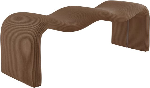 Meridian Furniture Willow Saddle Corduroy Bench-0
