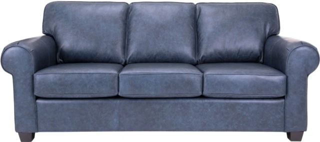 Decor-Rest® Furniture LTD Customizable 3179 Rolled Arm Leather Sofa-1