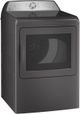 GE Profile™ 7.4 Cu. Ft. Diamond Gray Vented Electric Dryer with Sanitize Cycle and Sensor Dry-2
