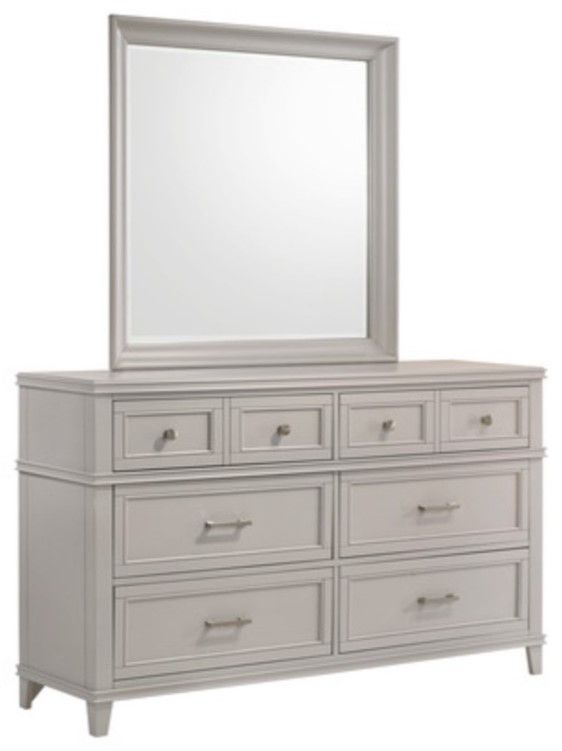 Bernards Nova II 4-Piece Gray Queen X Full Bedroom Set-3