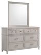 Bernards Nova II 4-Piece Gray Queen X Full Bedroom Set-3