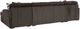 Signature Design by Ashley® Midnight-Madness 3-Piece Chocolate U-Shape Sectional and Chaise-2