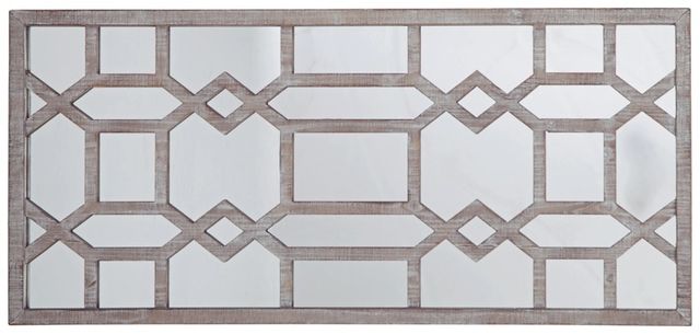 Signature Design by Ashley® Leora Antique Gray Accent Mirror-1