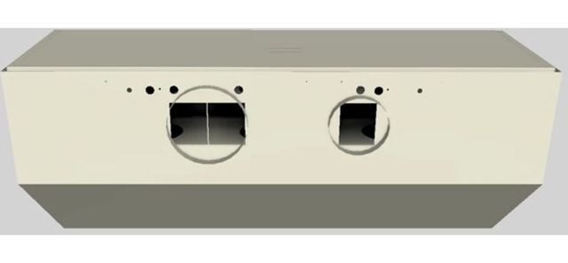 Vent-A-Hood® 54" Biscuit Wall Mounted Range Hood-3