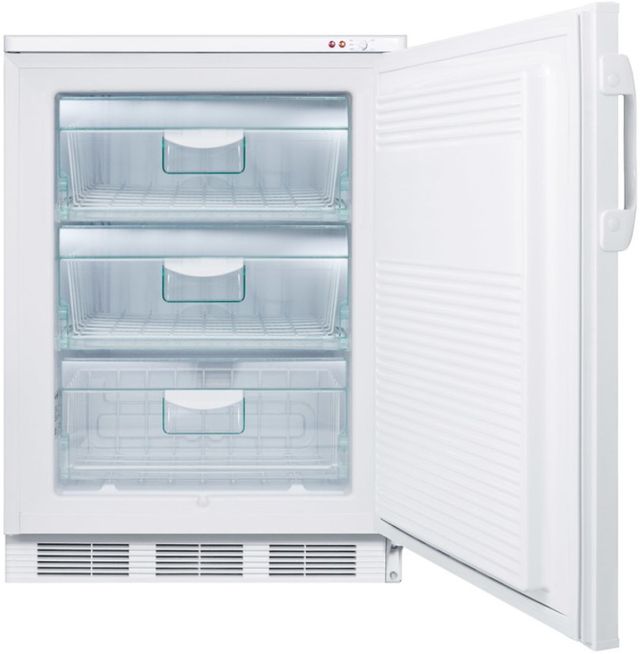 Accucold® 24" 3.2 Cu. Ft. White Upright Freezer-1