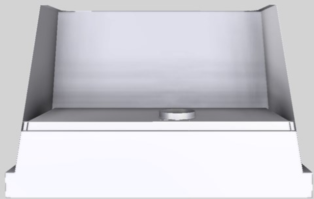Vent-A-Hood® Designer Series 48" White Wall Mounted Range Hood-3