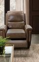 Hooker® Furniture Ready-Made Upholstery Julian Rowe Chocolate Power Recliner with Power Headrest-3