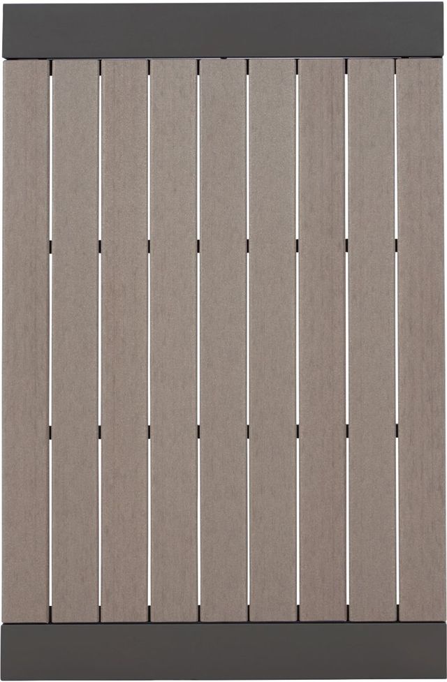 Signature Design by Ashley® Tropicava Taupe Outdoor Coffee Table-2