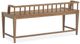 Magnussen Home® Lindon Belgian Wheat Arm Bench with Low Back-2