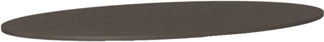 Amisco Customizable Gemma White Oak Veneer 84" Bar Height Oval Table-1