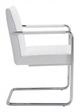 Zuo® Quilt White Dining Chair-2