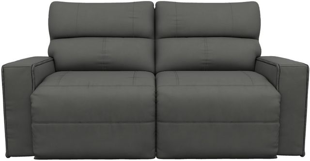 La-Z-Boy® Maddox Slate Leather Power Reclining 2-Seat Sofa with Headrest and Lumbar-1