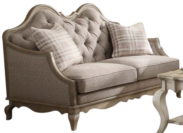 ACME Furniture Chelmsford Antique Taupe/Beige Loveseat-0