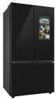 Samsung Bespoke 30 Cu. Ft. Charcoal Glass/Panel Ready French Door Refrigerator-1