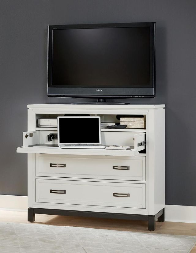 Aspenhome® Hyde Park White Paint Entertainment Chest-3