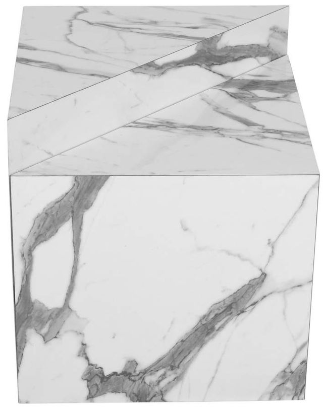 Meridian Furniture Aritzia White End Table-0