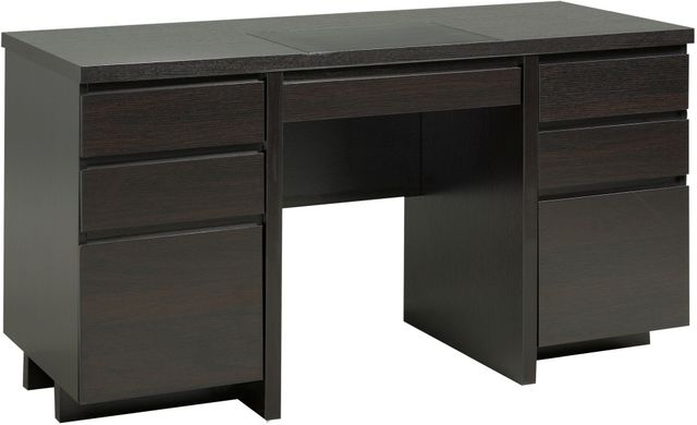 Brassex Inc. Red Cocoa Office Desk-0