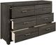 Homelegance® Edina Dark Gray Dresser-3