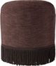 Four Hands Aurora Laughlin Plum Fringe Swivel Chair-3