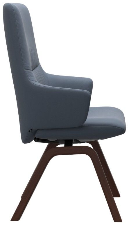 Stressless® by Ekornes® Customizable Mint Large High Back Dining Arm Chair with Slanted Legs-2