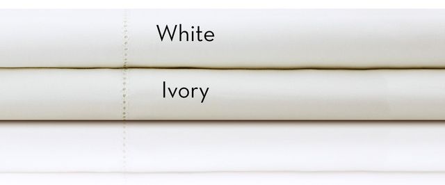 Malouf® Woven™ Italian Artisan White King Pillow Case Set-2