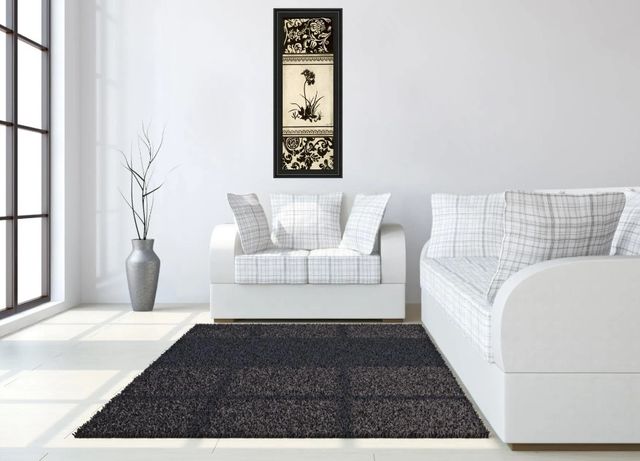 Classy Art Beige/Black Garden Shadow I By Kimberly Poloson Wall Art-2