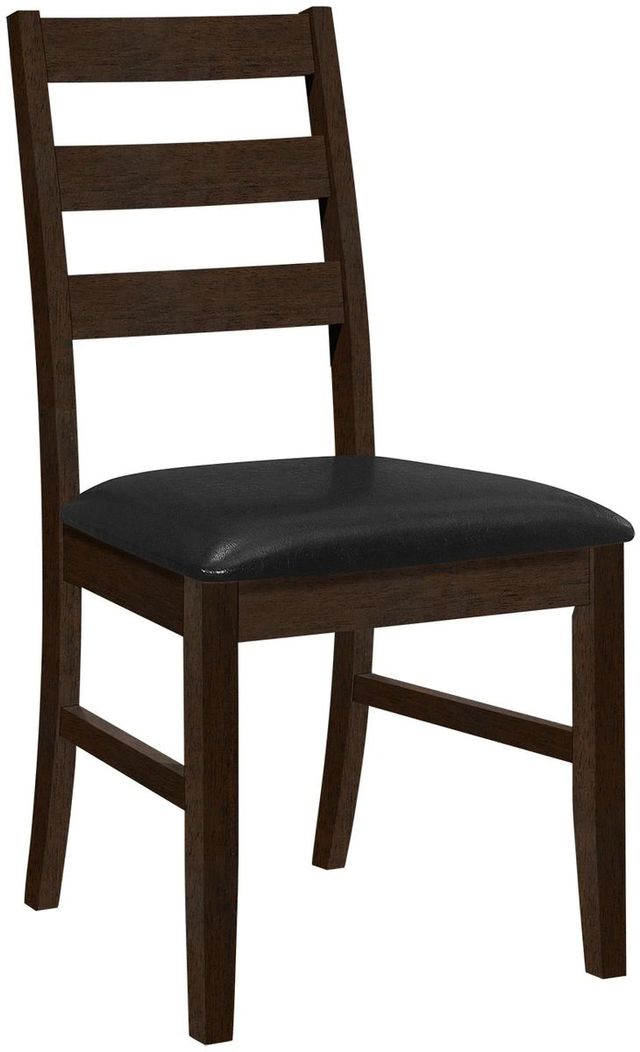 Monarch Specialties Inc. 2-Piece Black/Brown Side Chair Set-0