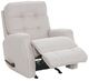 Flexsteel® White Manual Recliner-1