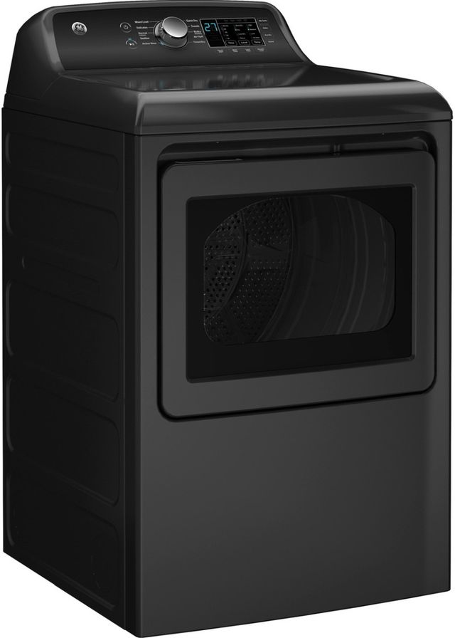 GE® 7.4 Cu. Ft. Diamond Gray Electric Dryer-4