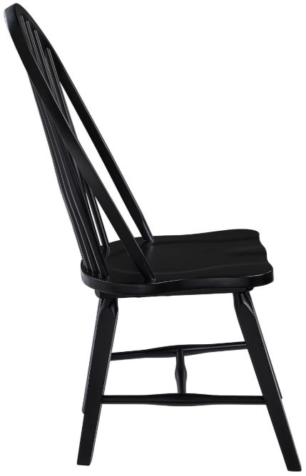 Steve Silver Co. Sommerset Black Windsor Chair-3