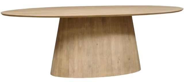Home Trends & Design Casablanca Natural White Dining Table-0