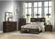 Mazin Furniture Chesky Warm Espresso Eastern King Bed-4