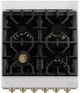 ZLINE Autograph Edition 24" Stainless Steel Pro Style Dual Fuel Range-4