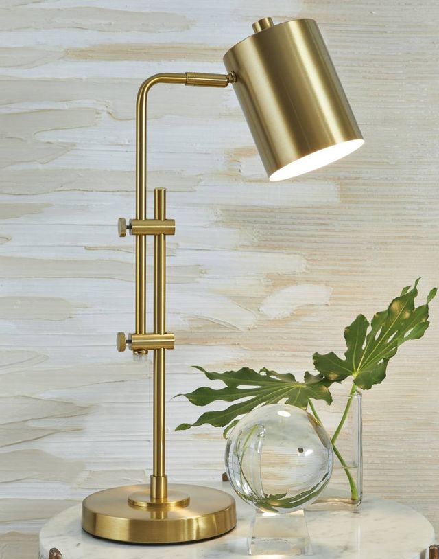 Signature Design by Ashley® Baronvale Brass Metal Desk Lamp-2