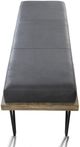 Mazin Furniture Metallo Gray Bench-3