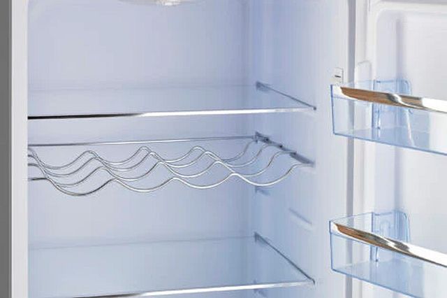 Unique® Appliances Prestige 22" 8.7 Cu. Ft. Stainless Steel Counter Depth Bottom Freezer Compact Refrigerator-4