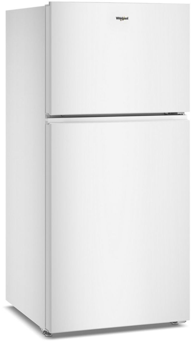 Whirlpool® 30" 19.3 Cu. Ft. White Top Freezer Refrigerator with Total Coverage Cooling-2