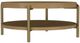 Coaster® Arini Sand Wash Coffee Table with Aged Brass Base-0