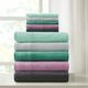Olliix by Urban Habitat Light Grey Twin Heathered Cotton Jersey Knit Sheet Set-3