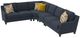 Jackson Furniture Foley 4-Piece Lead L-Shape Sectional-2